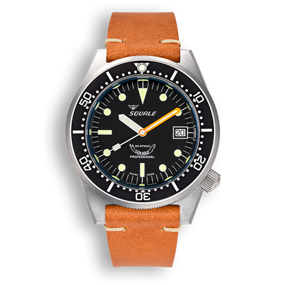 Squale 1521 Schwarz gestrahlt