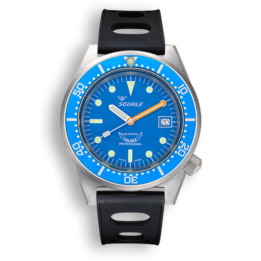 Squale 1521 Blau gestrahlt