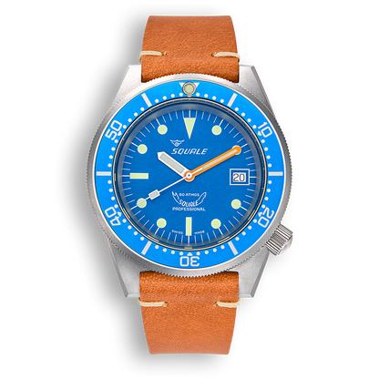 Squale 1521 Blau gestrahlt