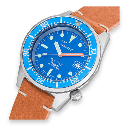 Squale 1521 Blau gestrahlt