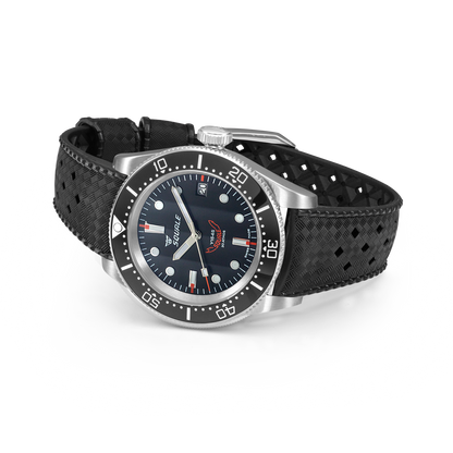 Squale 1545 Dreihand Schwarz