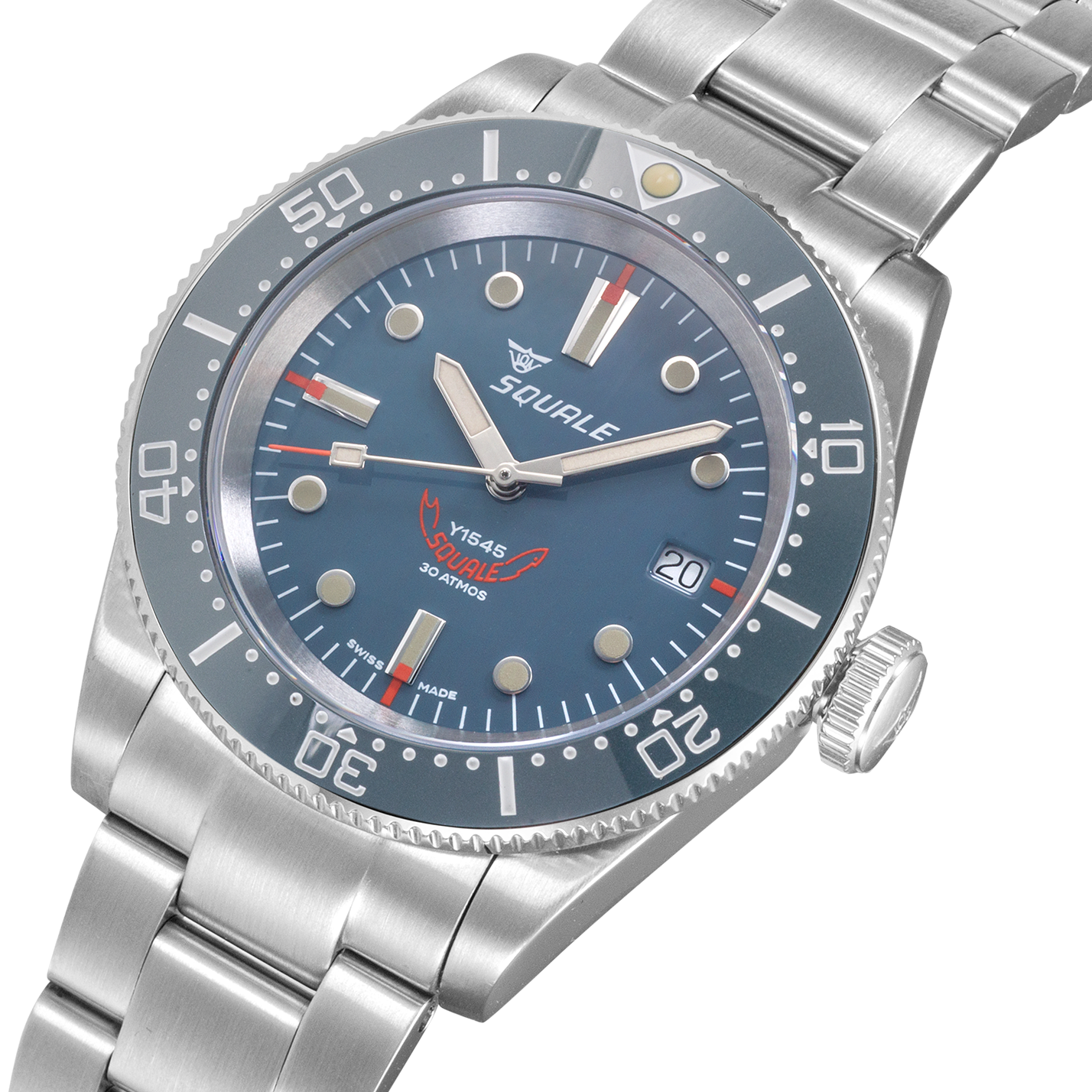 Squale 1545 Dreihandgrau