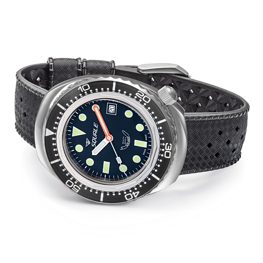 Squale 2002 Schwarze runde Punkte Homage Tropic