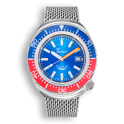 Squale 2002 Blau-Rote Milanaise