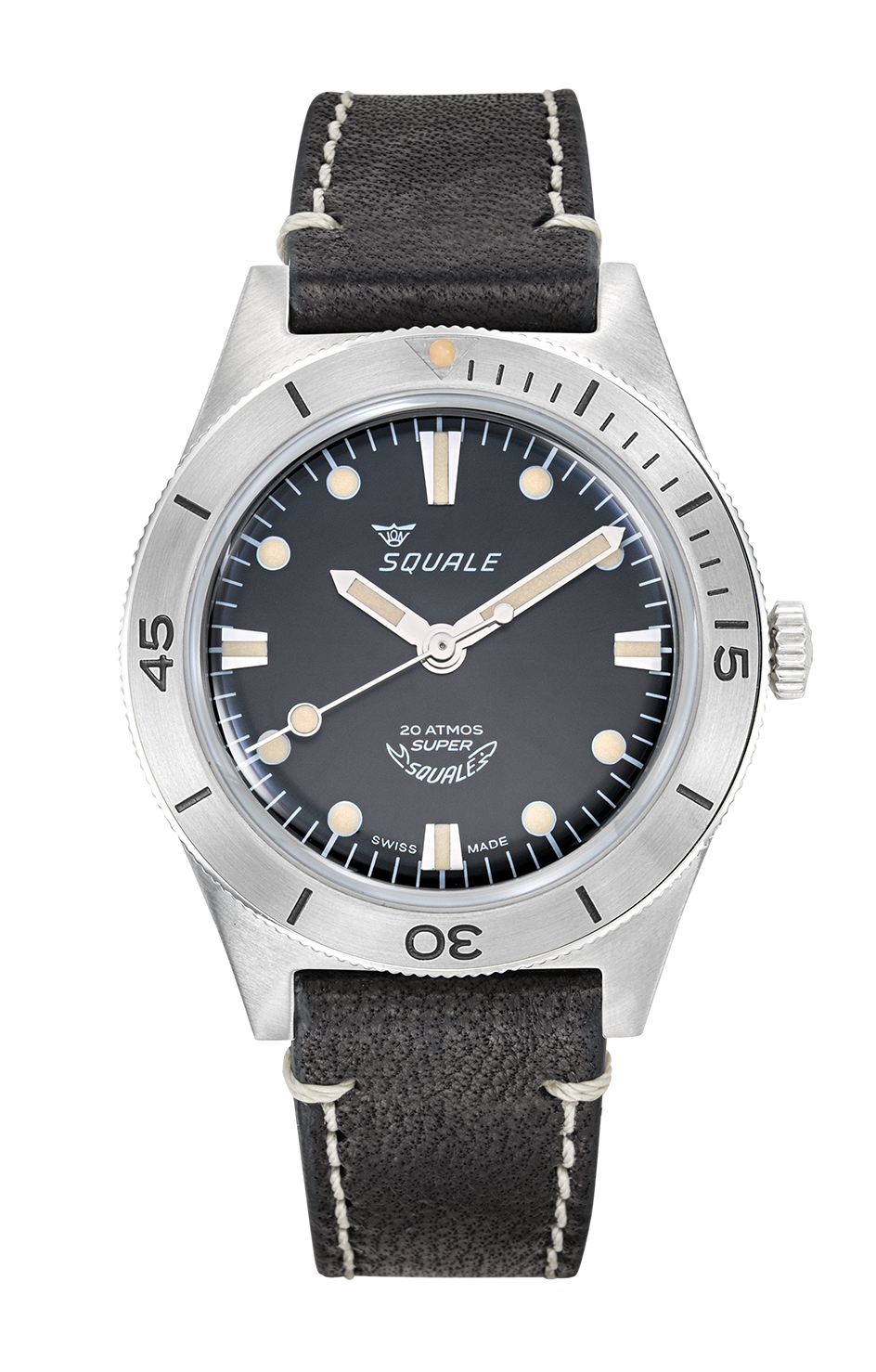 Squale Supersquale SS Schwarz