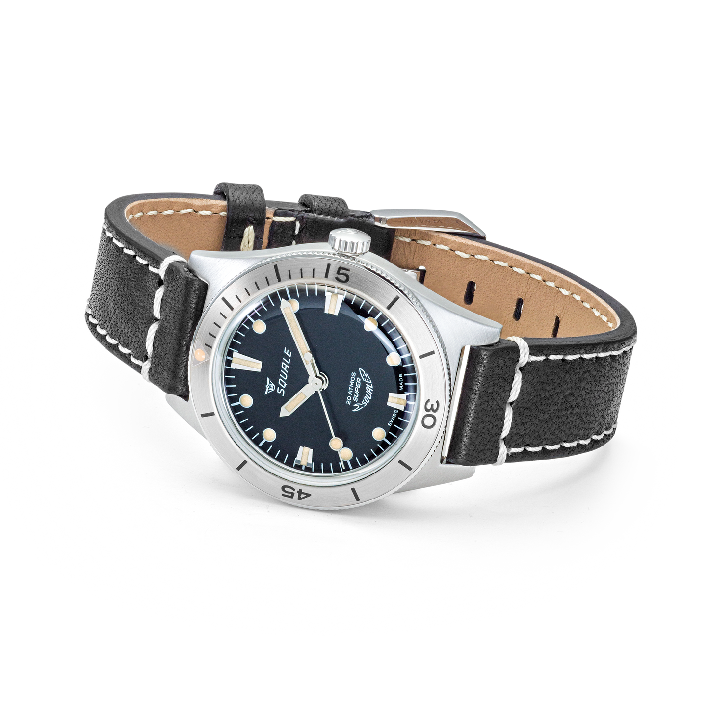 Squale Supersquale SS Schwarz