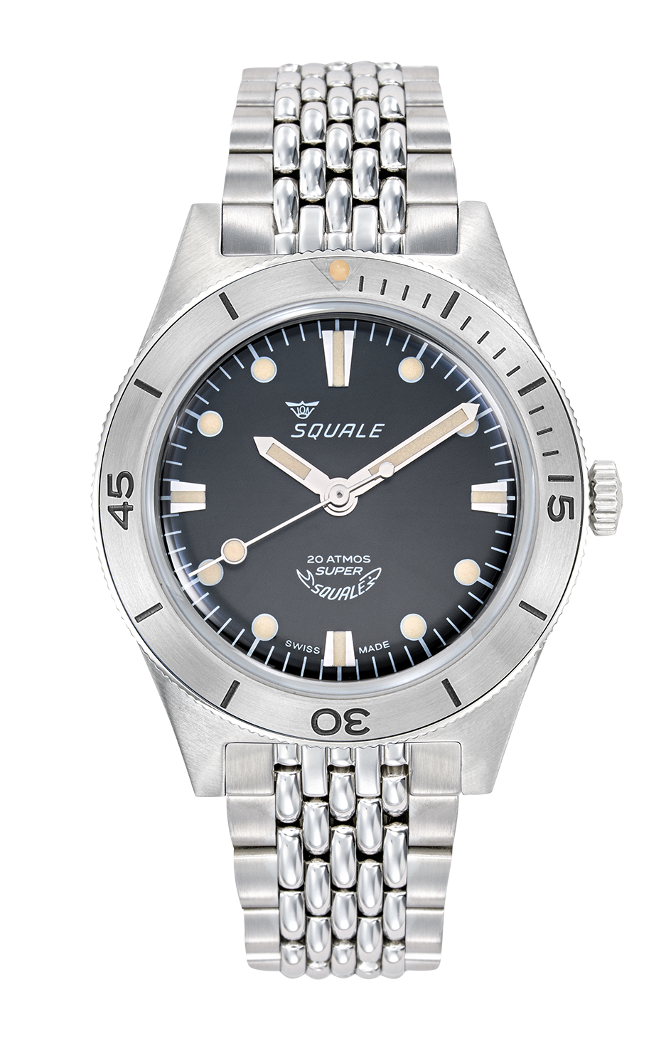 Squale Supersquale SS Schwarz