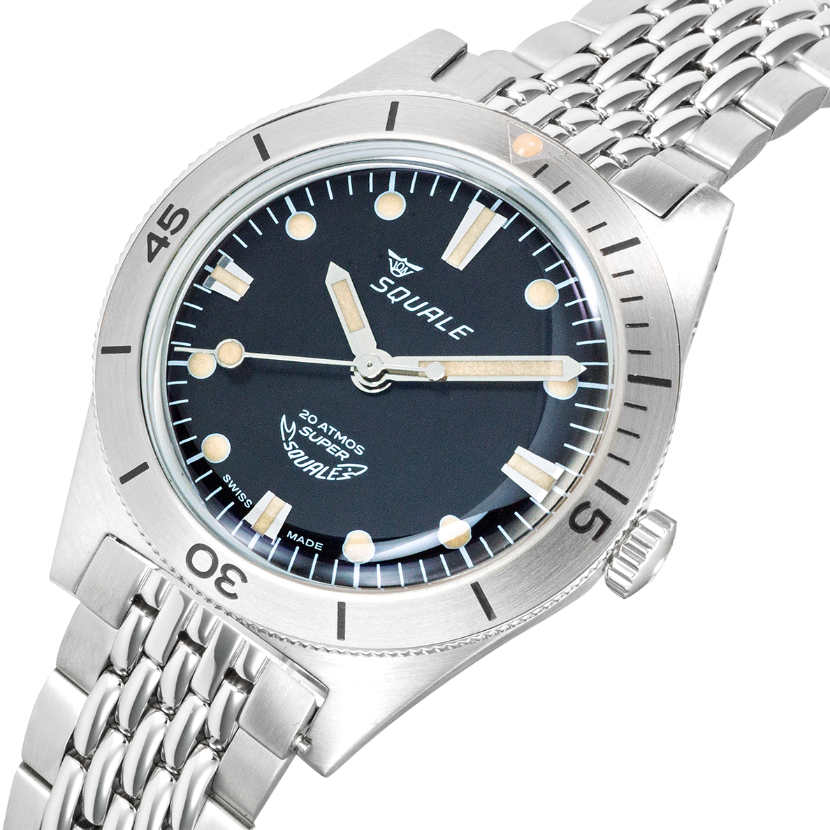 Squale Supersquale SS Schwarz