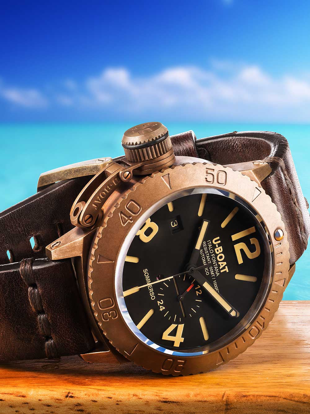 U-Boat 8486 Sommerso Bronze Automatik 46mm 300M