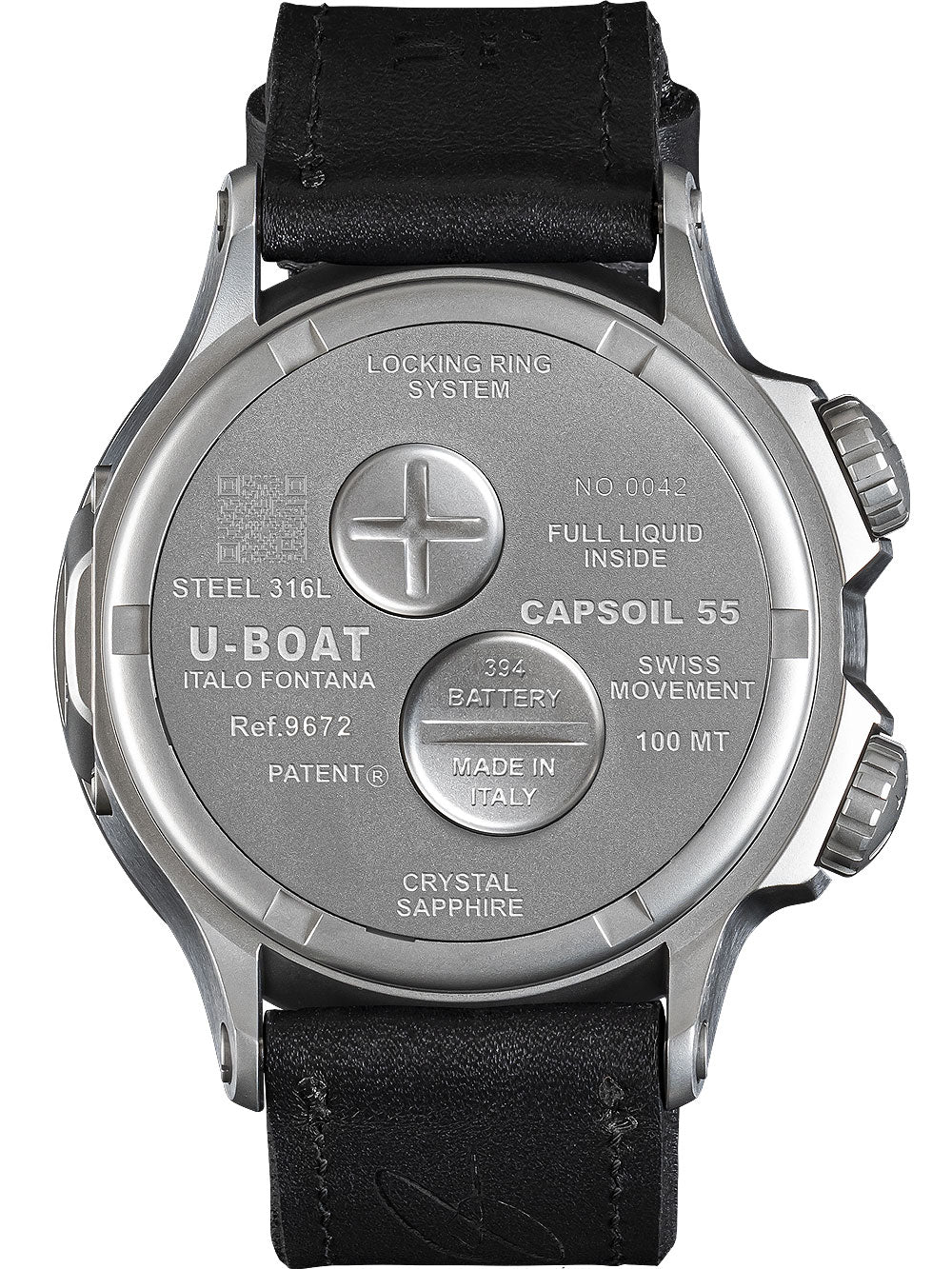 U-Boat 9672 Capsoil Doppioempo SS GMT