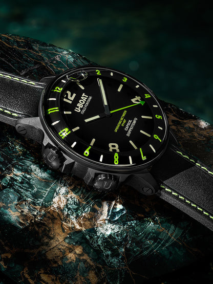 U-Boat 9675 Capsoil Doppioempo DLC GMT