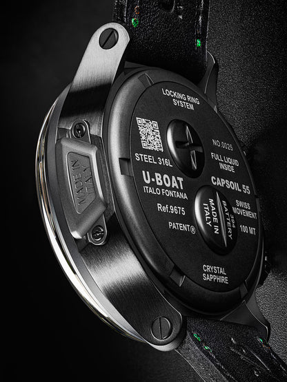 U-Boat 9675 Capsoil Doppioempo DLC GMT