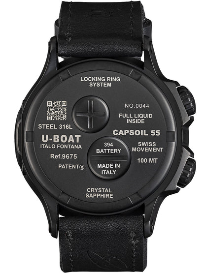 U-Boat 9675 Capsoil Doppioempo DLC GMT