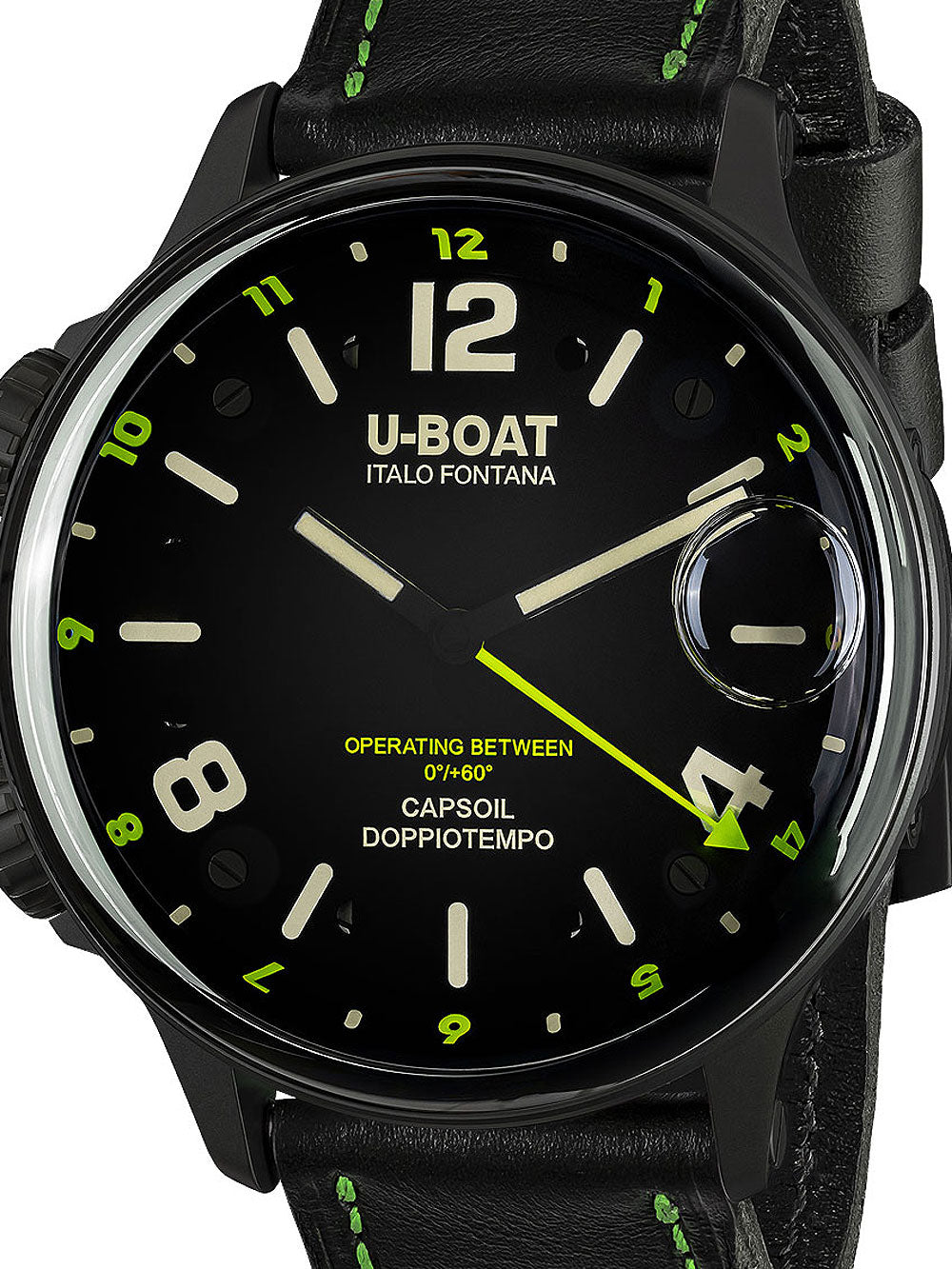 U-Boat 9675 Capsoil Doppioempo DLC GMT